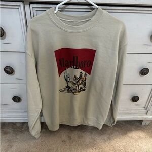 Marlboro Tan Crewneck